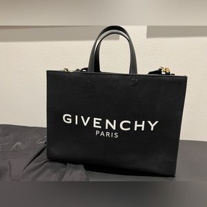 Givenchy Medium G Tote shopping bag in canvas black